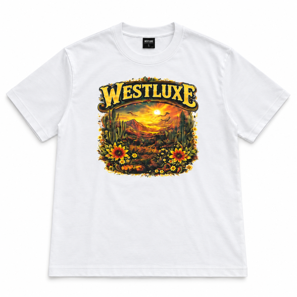 WESTLUXE SIGNATURE WHITE T-SHIRT
