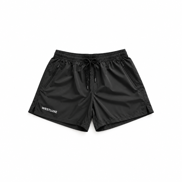 WESTLUXE LIFESTYLE BLACK SHORT